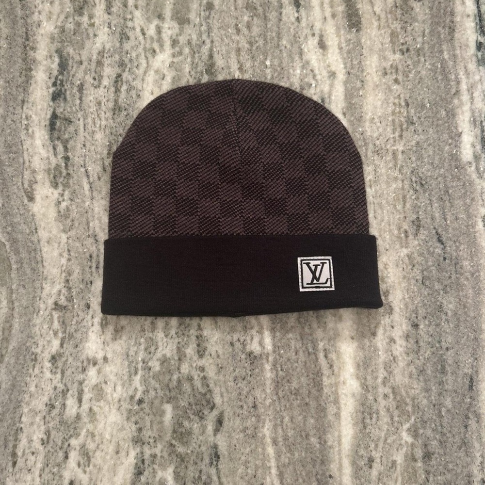Louis Vuitton Black Knit Hat